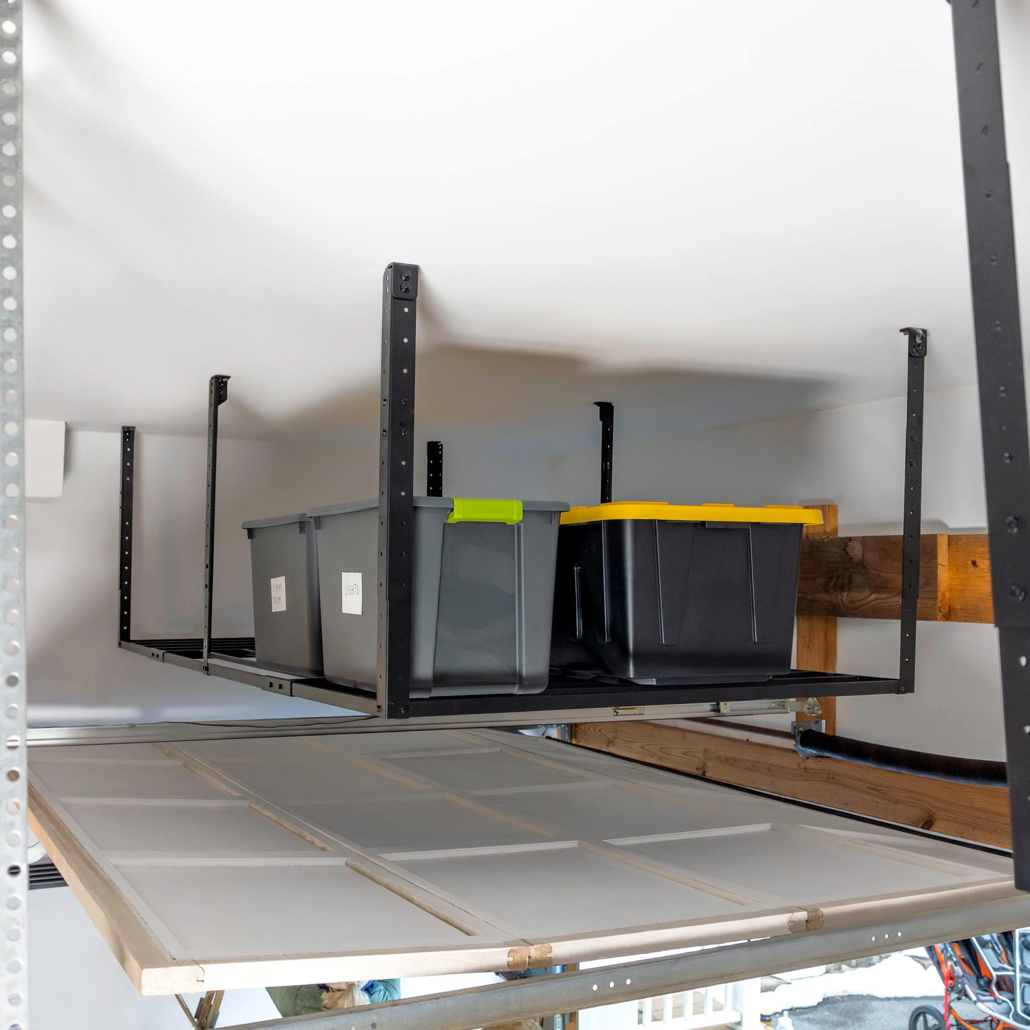 4' x 8' Faber Overhead Garage Storage with Hooks | Holds 700 lbs - Image 7
