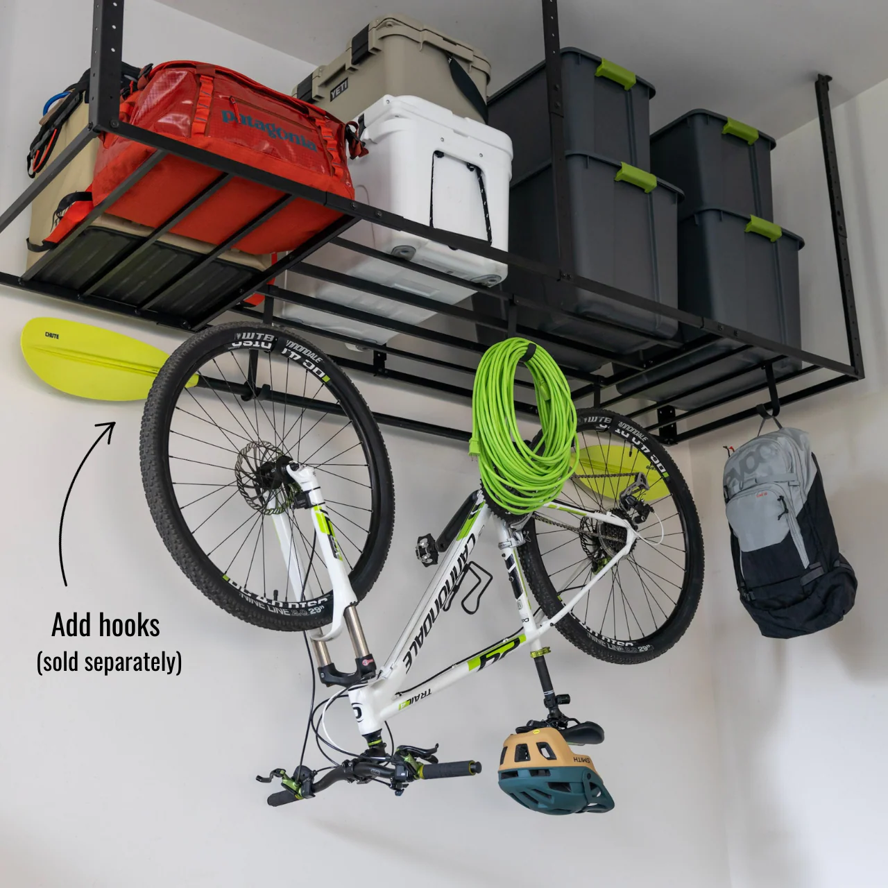 OPEN BOX | 4' x 8' Faber Overhead Garage Shelving | Holds 700 lbs - Image 5