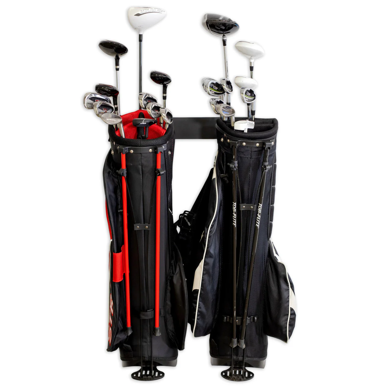Torrey Pines Golf Bag Storage Rack | Holds 2 Golf Bags - Image 6