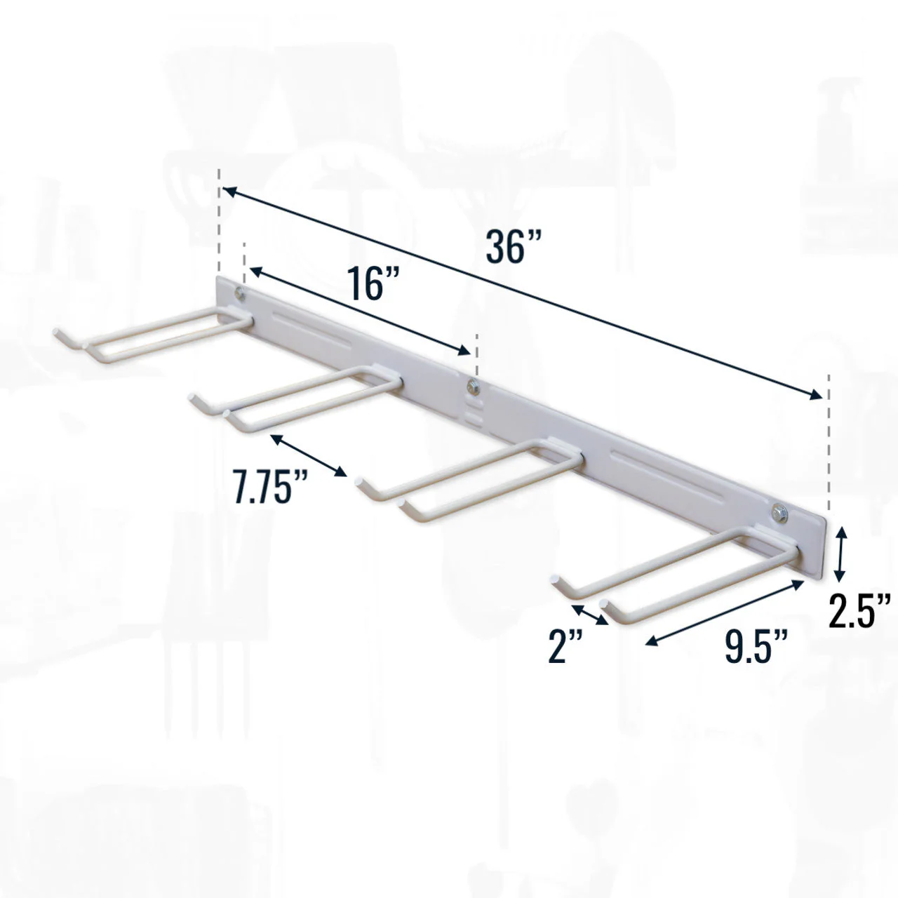 Bedrock Garage Tool Organizer | 2-Pack | Grey - Image 7