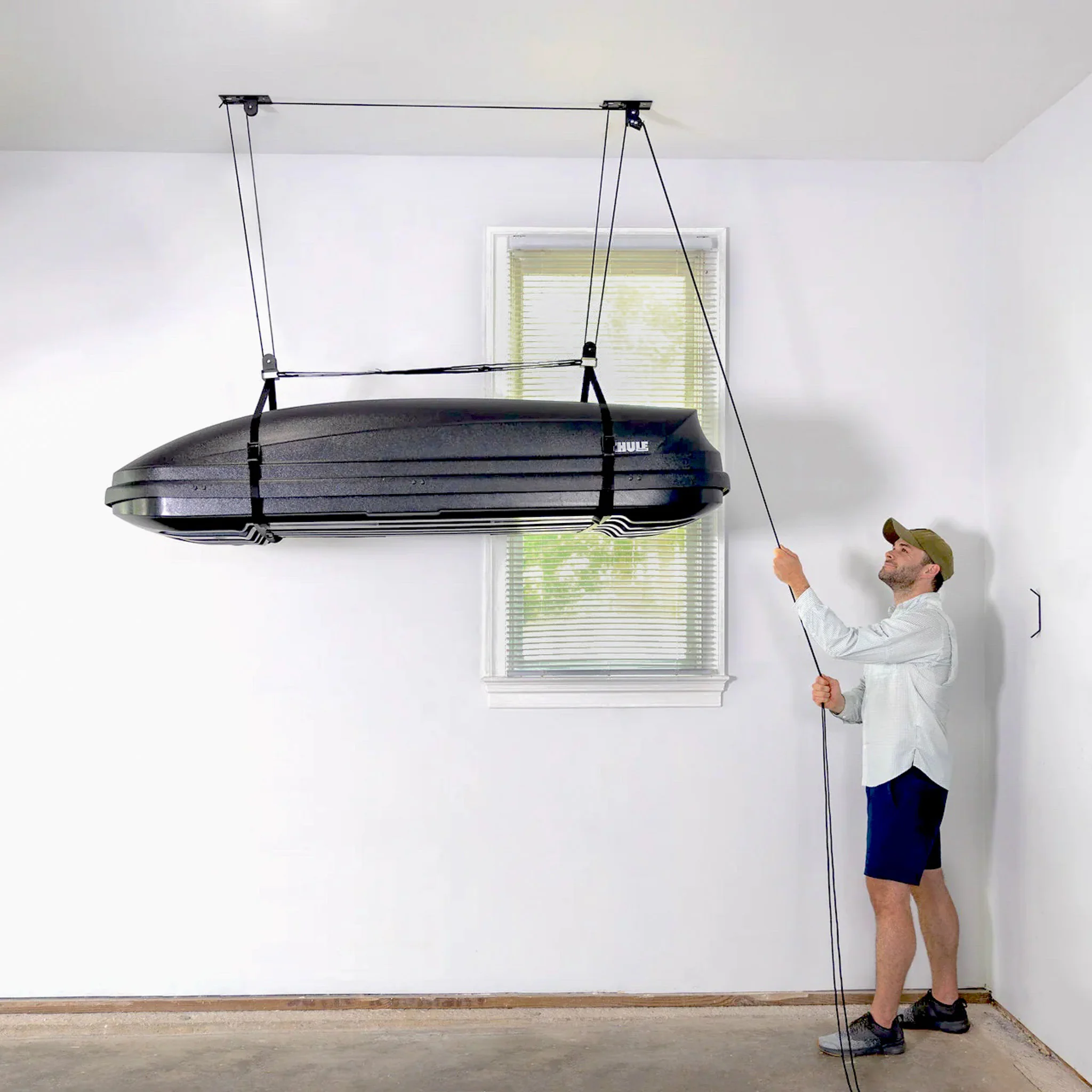Garage Hoist | Pulley Storage System | Up to 14' Lift - Image 16
