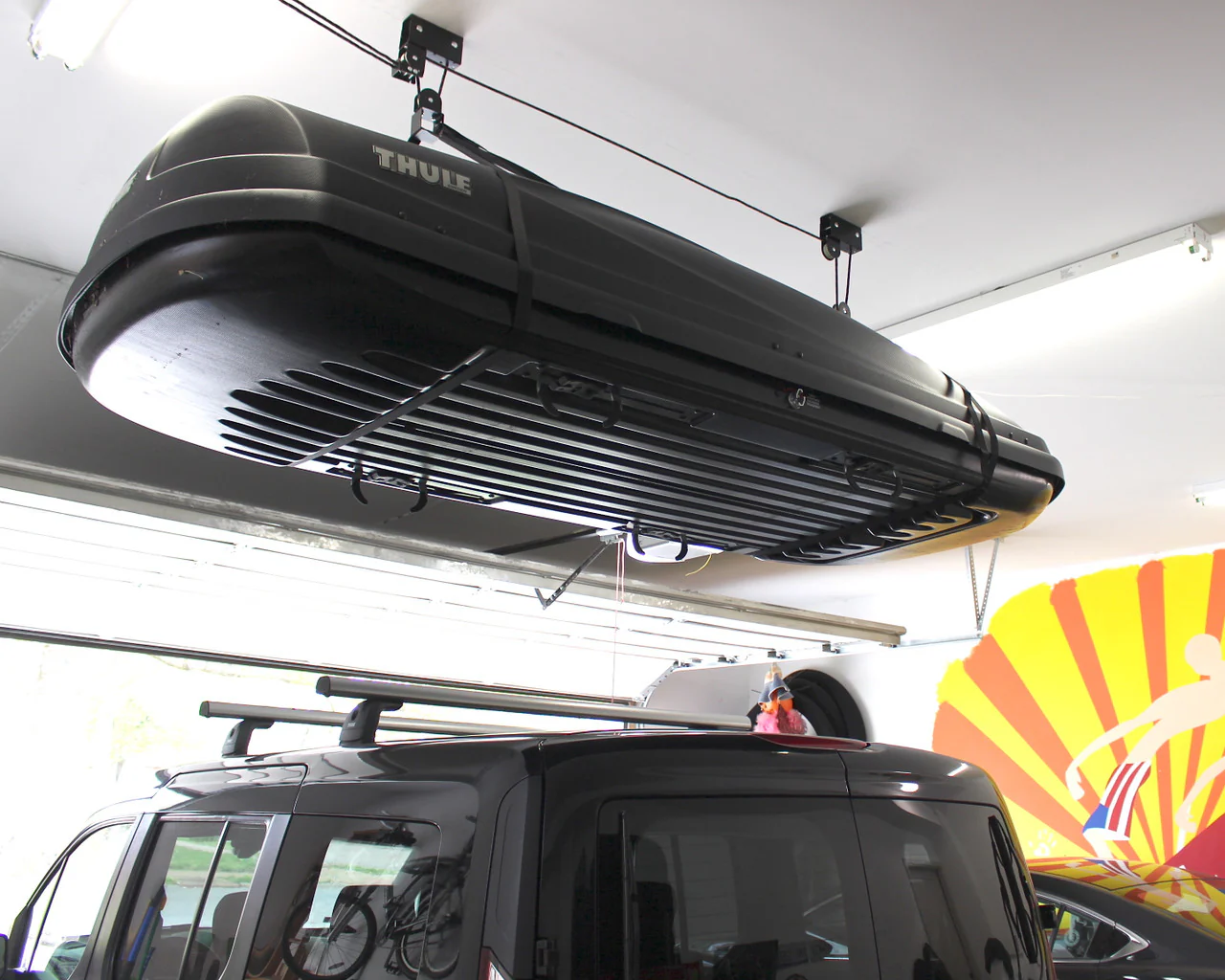 Garage Hoist | Pulley Storage System | Up to 14' Lift - Image 7