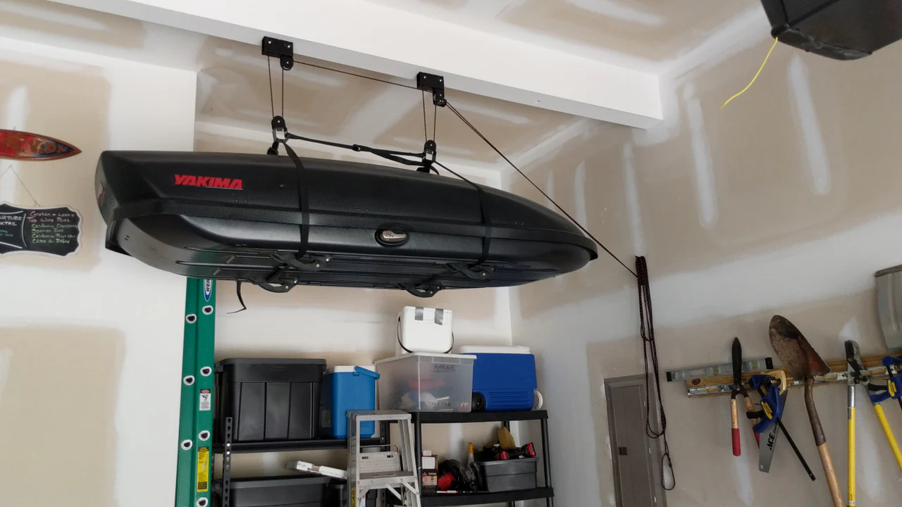 Garage Hoist | Pulley Storage System | Up to 14' Lift - Image 9