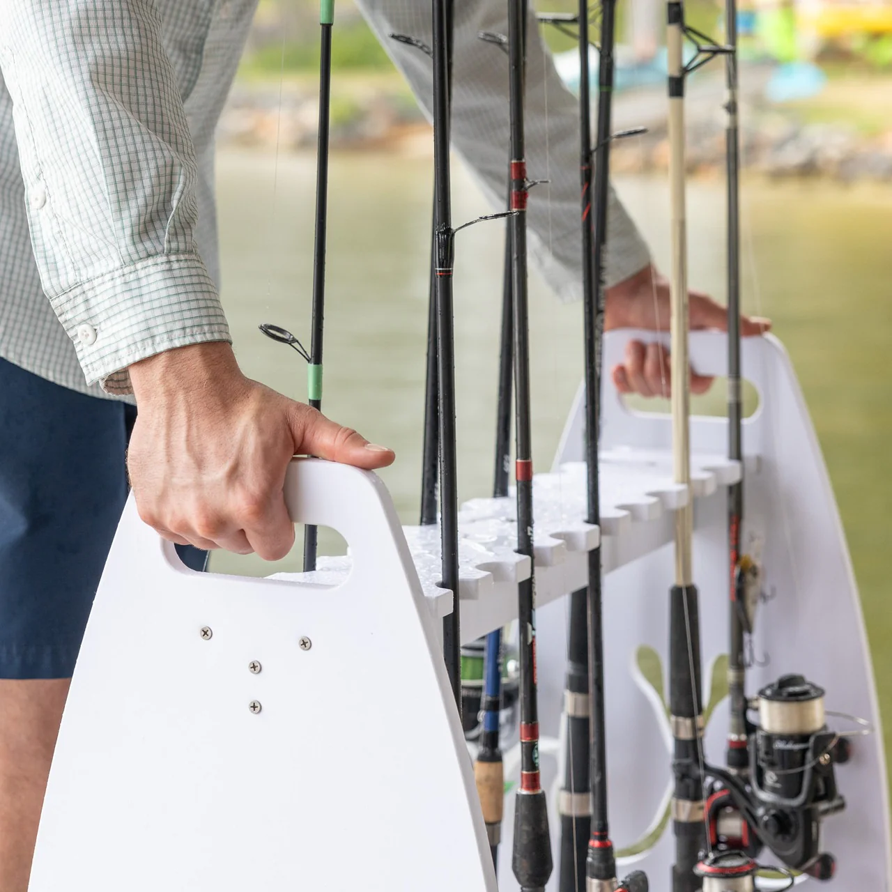 Marlin Fishing Rod Storage Stand | Holds up to 24 Rods - Image 3