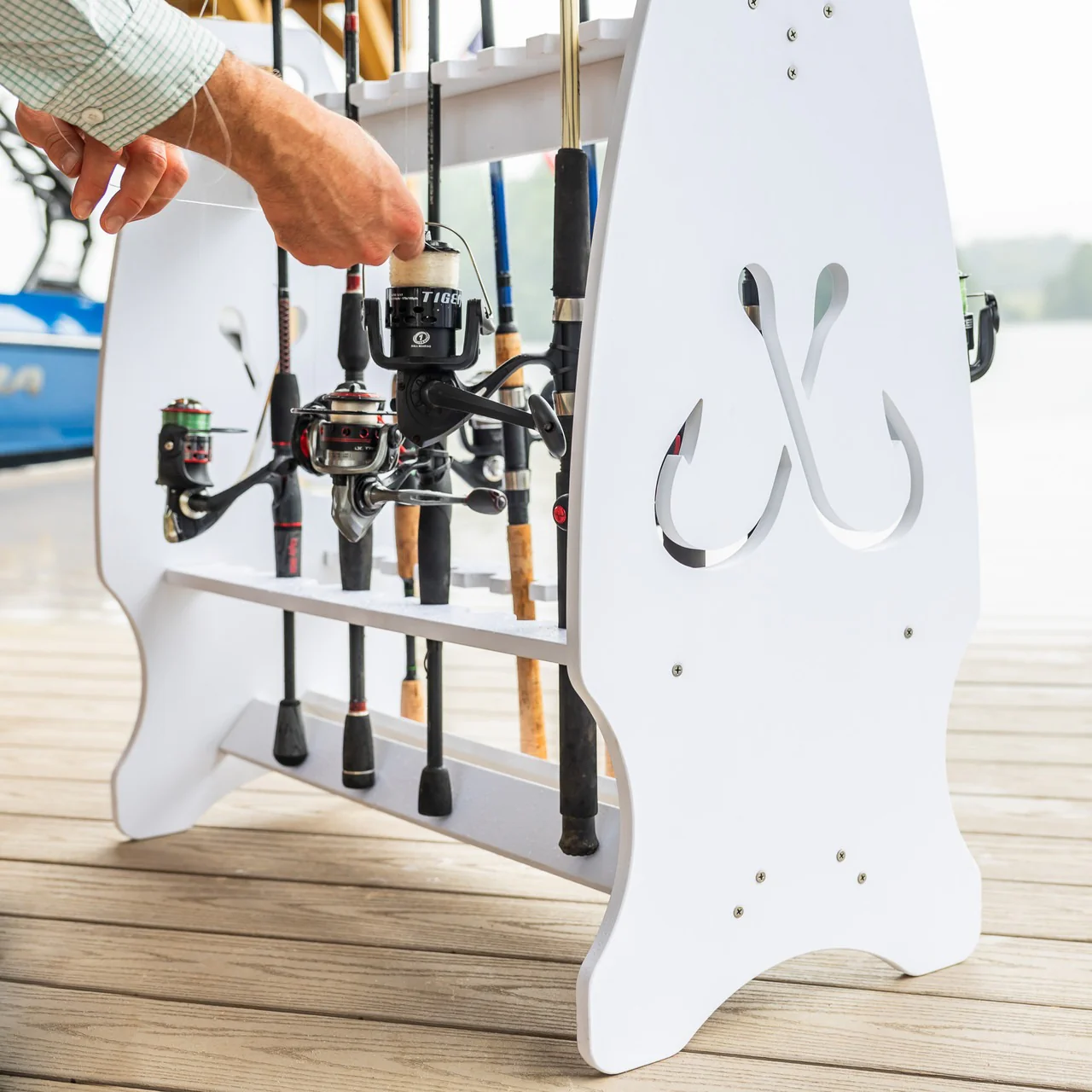 Marlin Fishing Rod Storage Stand | Holds up to 24 Rods - Image 5