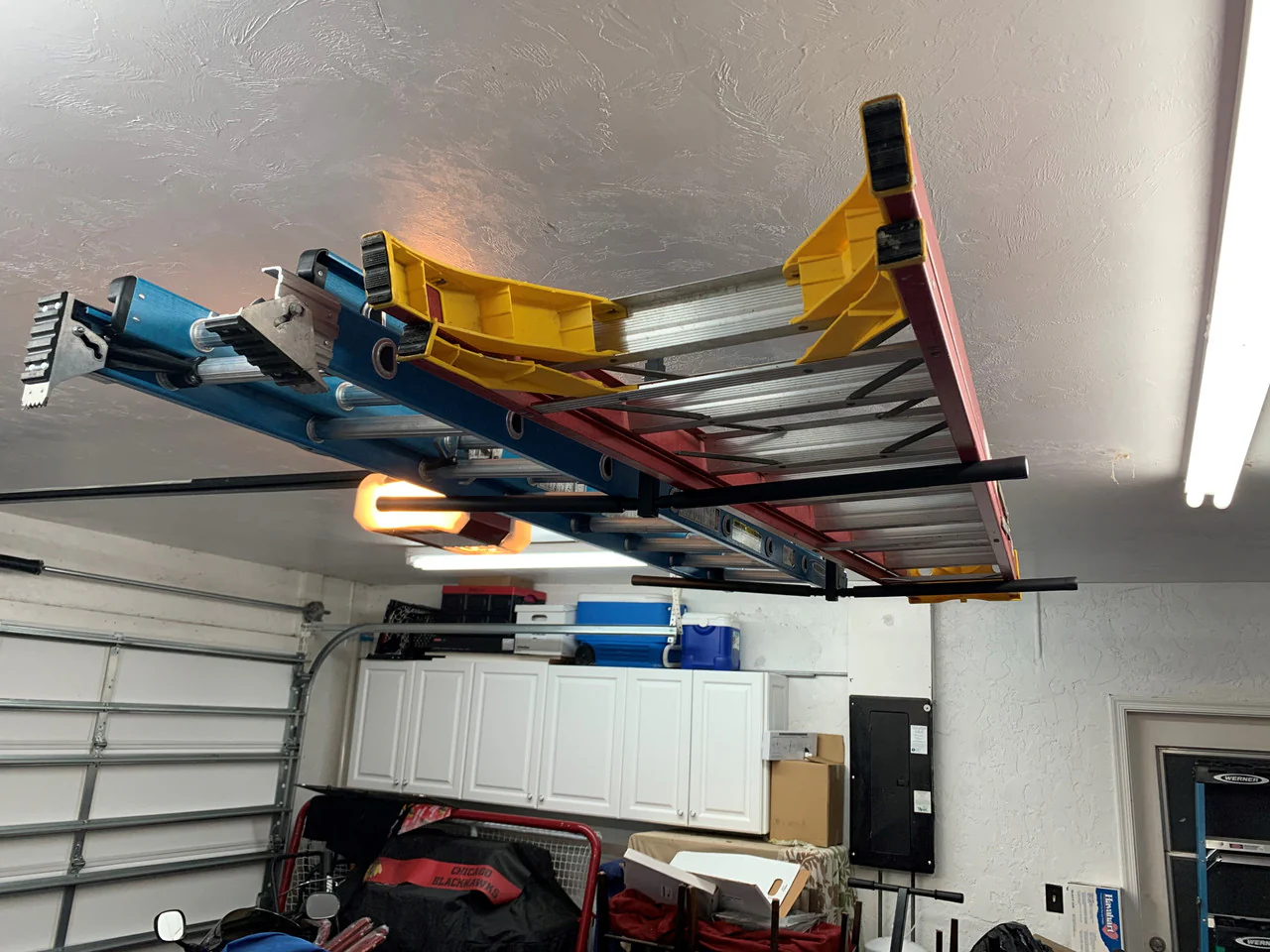 Hi-Port 2 | Adjustable Ceiling Storage Rack | Double | Holds 150 lbs - Image 7