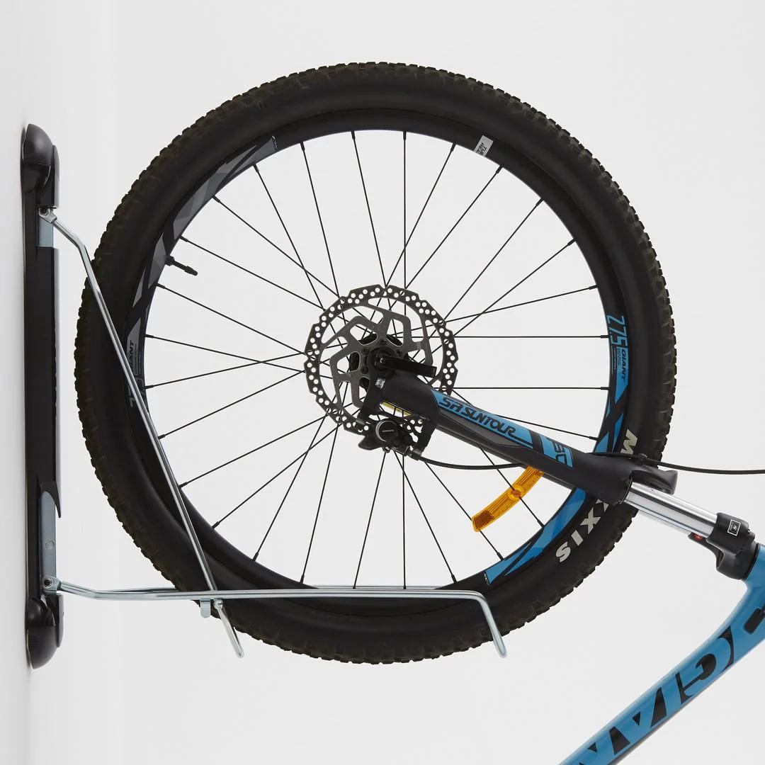 Fat Tire Bike Wall Rack | Swivel Vertical Storage Mount | Tires up to 5" Wide - Image 5