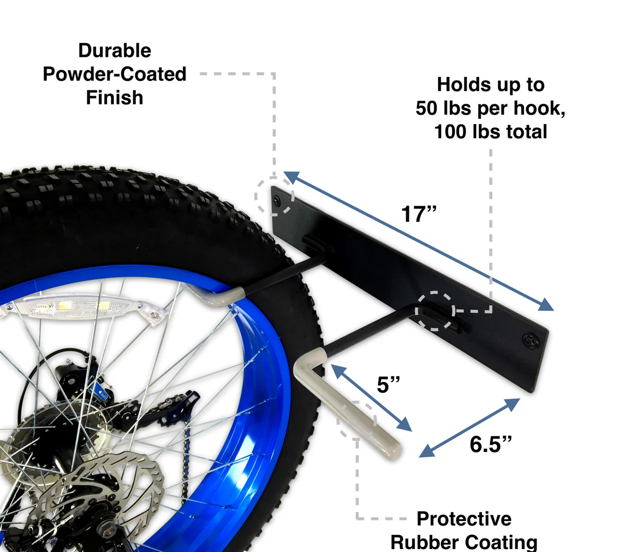Floyd Fat Tire Bike Storage Rack | 2 Bikes - Image 3