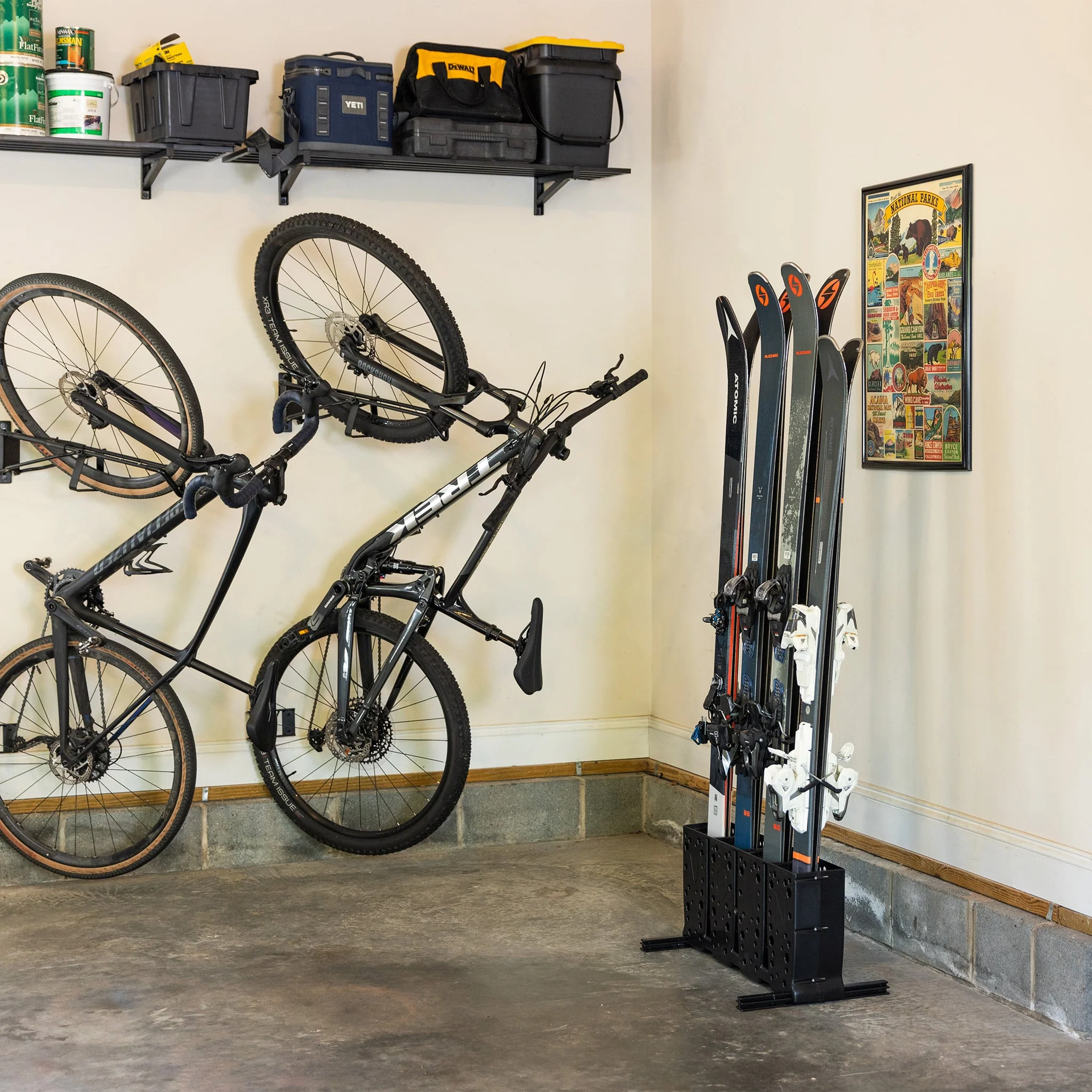 Telluride Ski Storage Rack | Holds 4 Pairs of Skis - Image 4