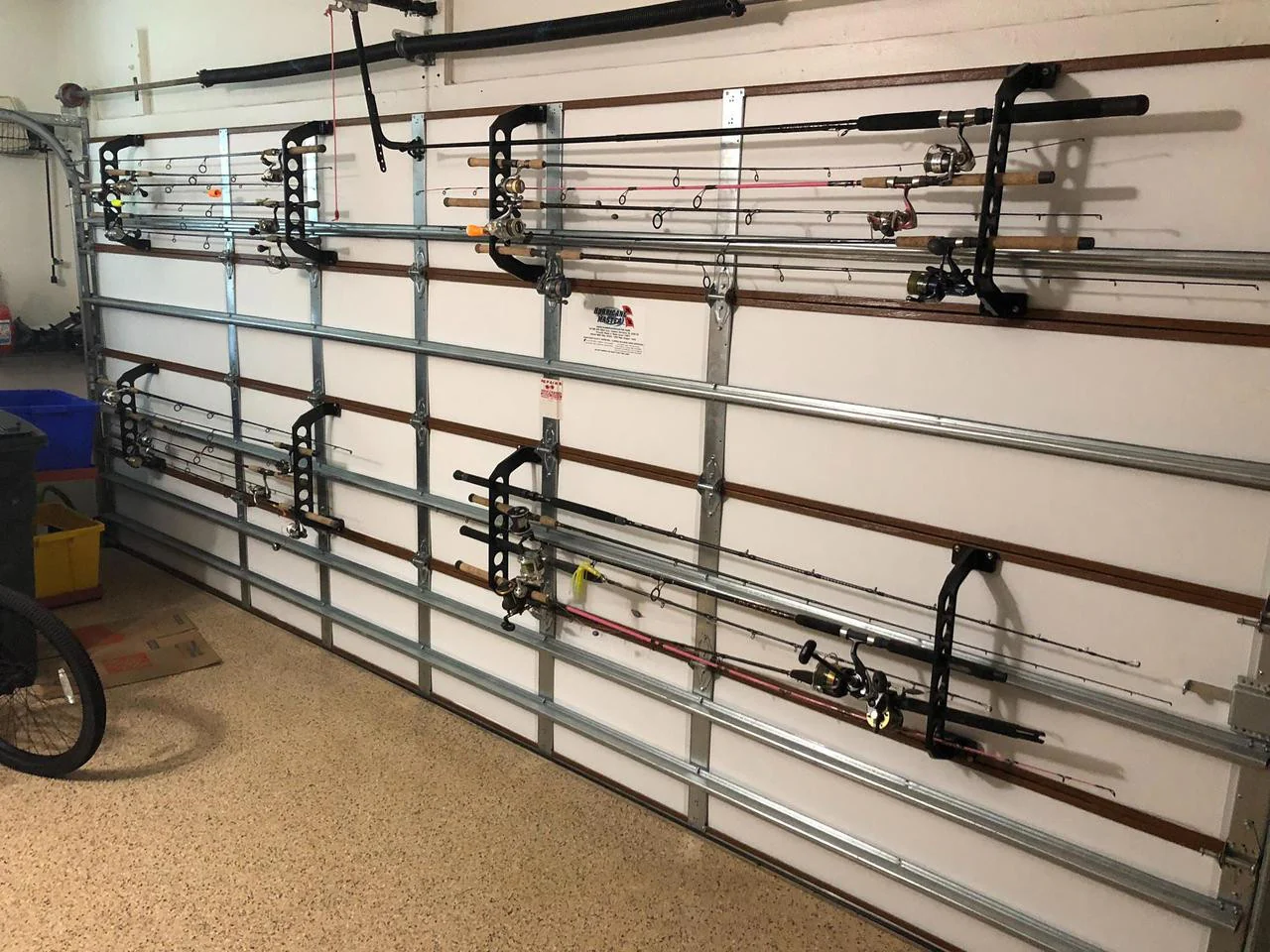 Garage Door Fishing Rod Rack | Cobra Rack | Garage Storage - Image 3