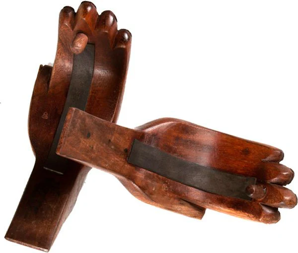 Handcrafted Wood Hands | Surfboard Wall Display Rack - Image 6