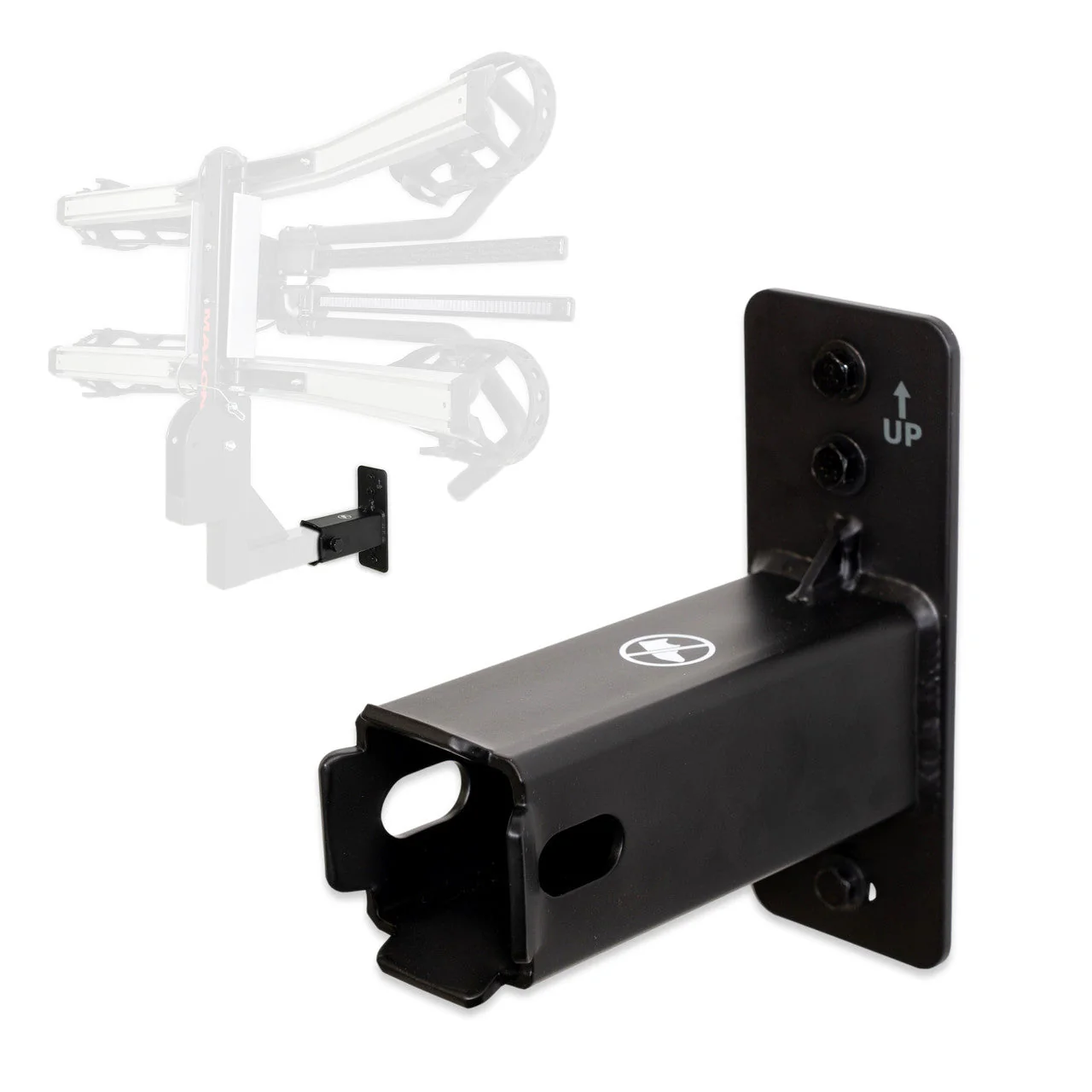 1.25" Hitch Wall Mount | Holds Bike or Cargo Car Rack