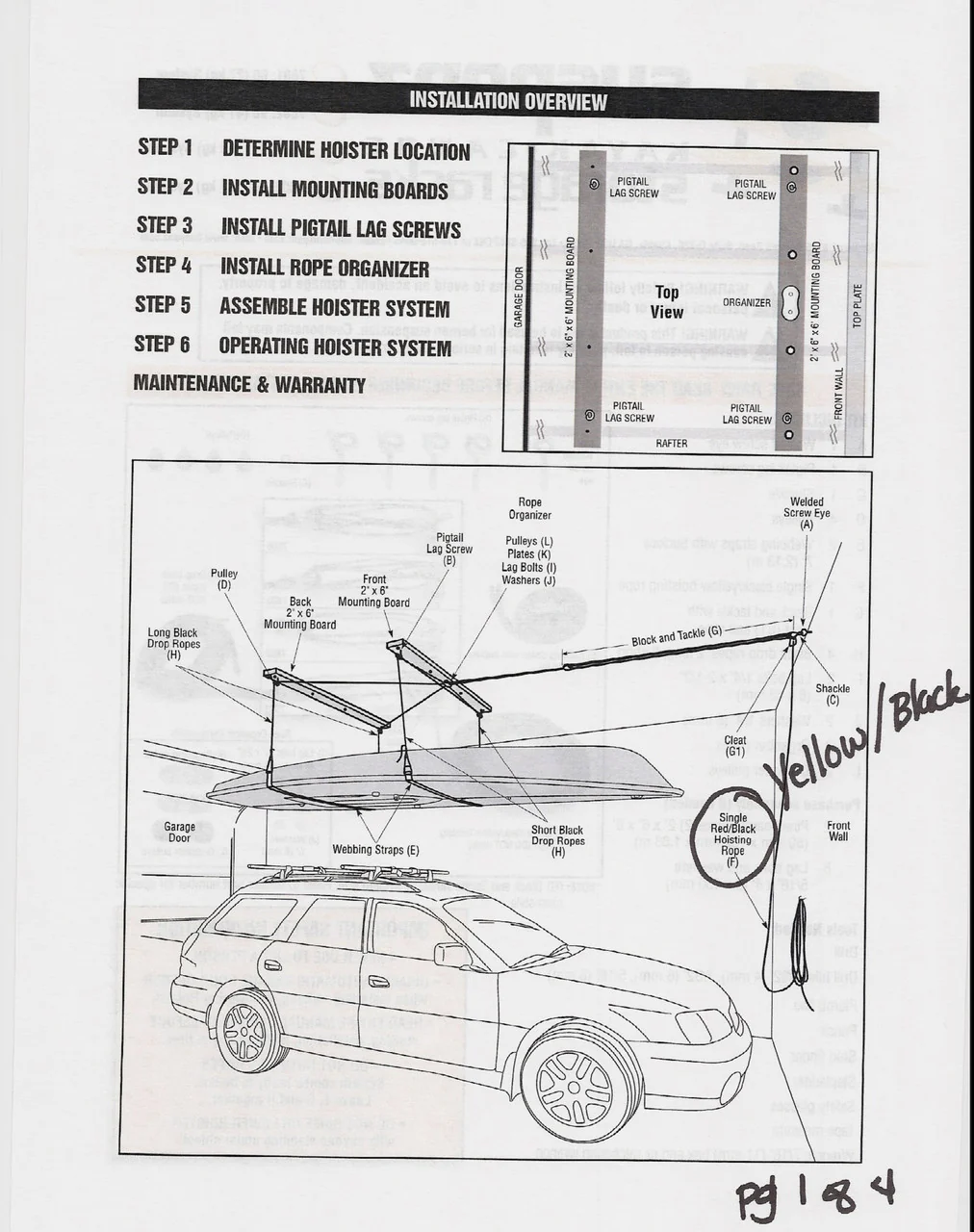 Heavy Duty Canoe Hoist | 200 lbs Capacity - Image 6
