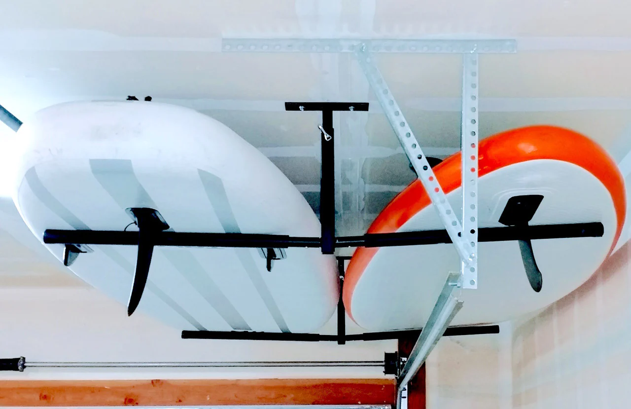 Hi-Port 2 | SUP & Surfboard Adjustable Ceiling Storage Rack | Double | Holds 150 lbs - Image 6