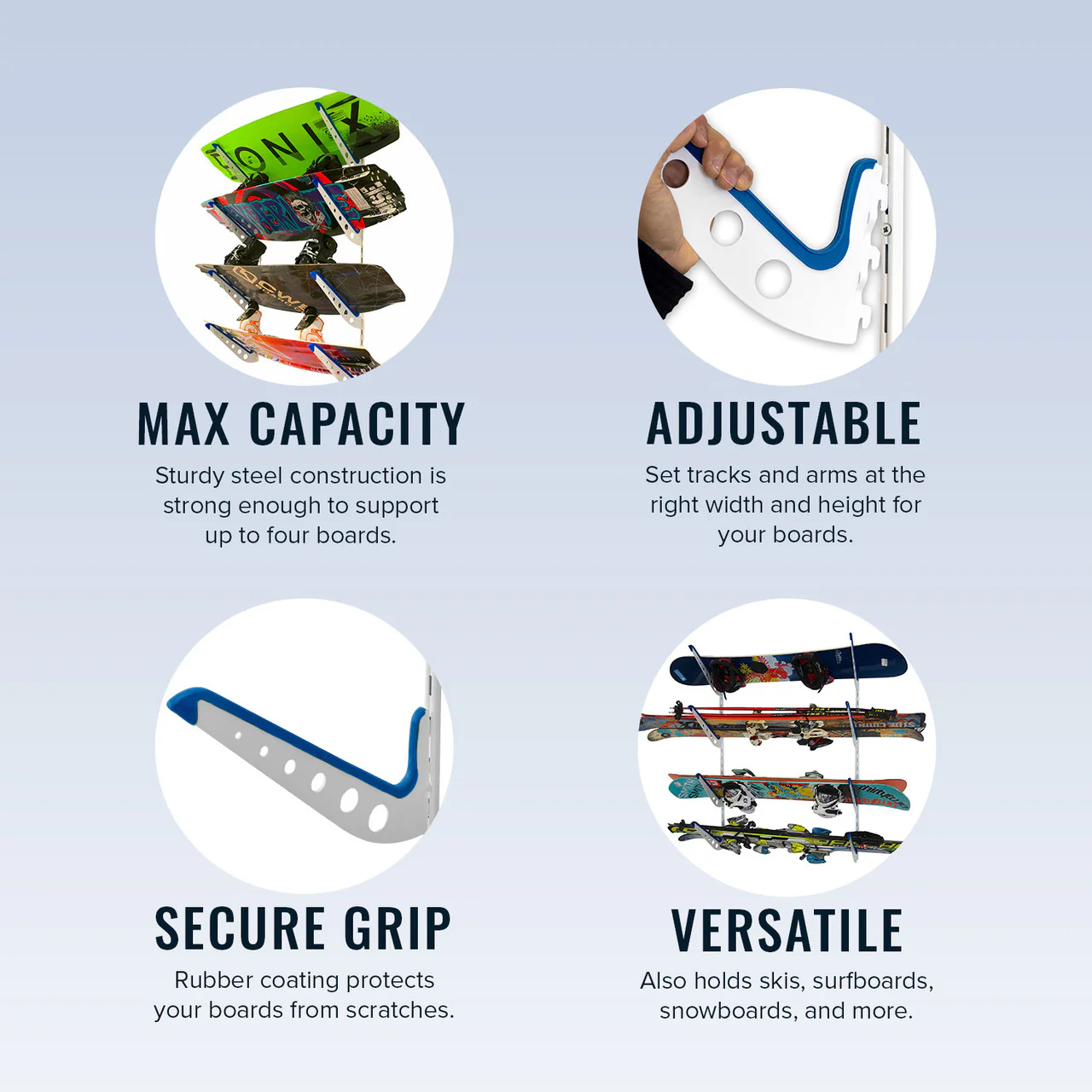High Rock Wakeboard Storage | Adjustable XSR | 4 Level - Image 5