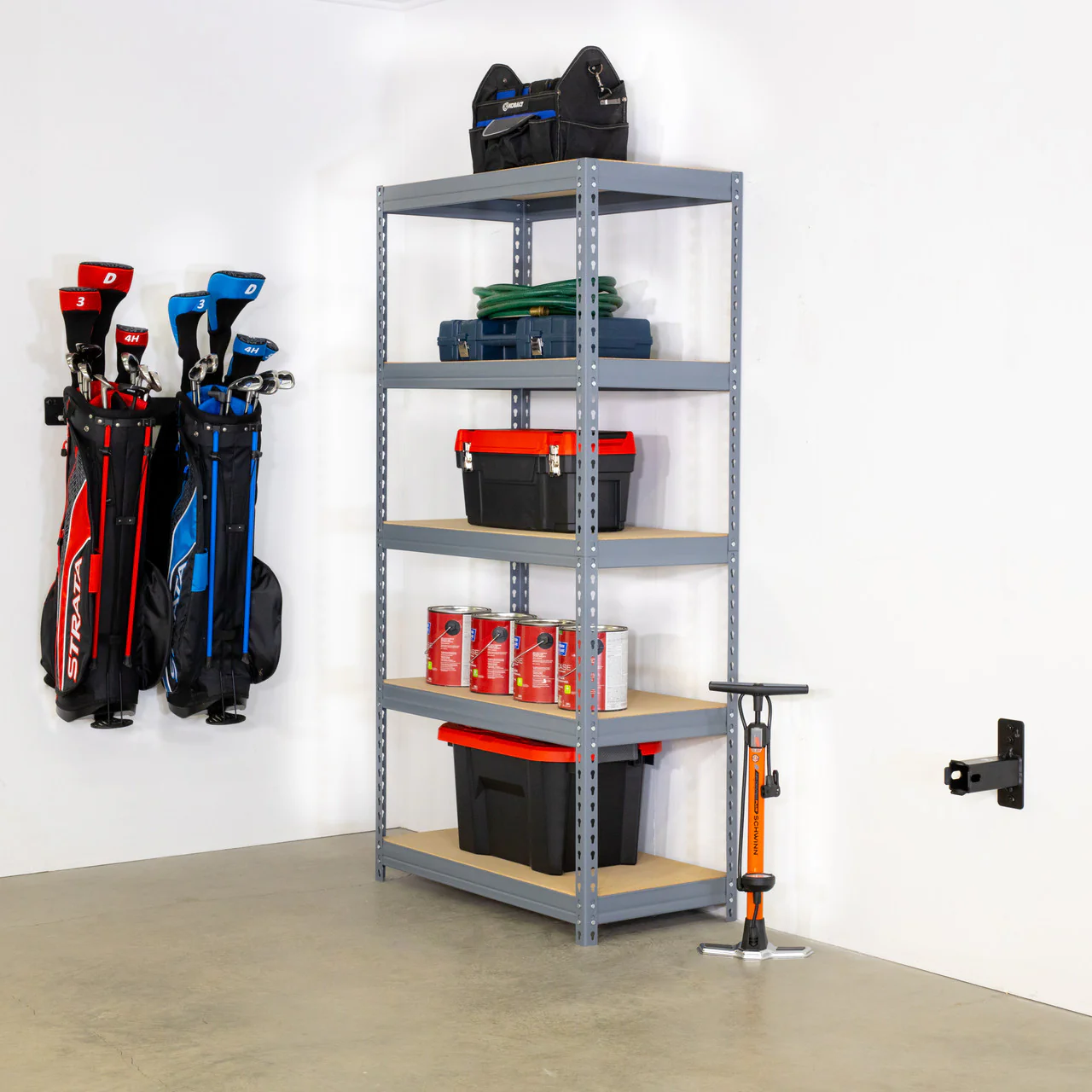2" Hitch Wall Mount | Holds Bike or Cargo Car Rack - Image 7