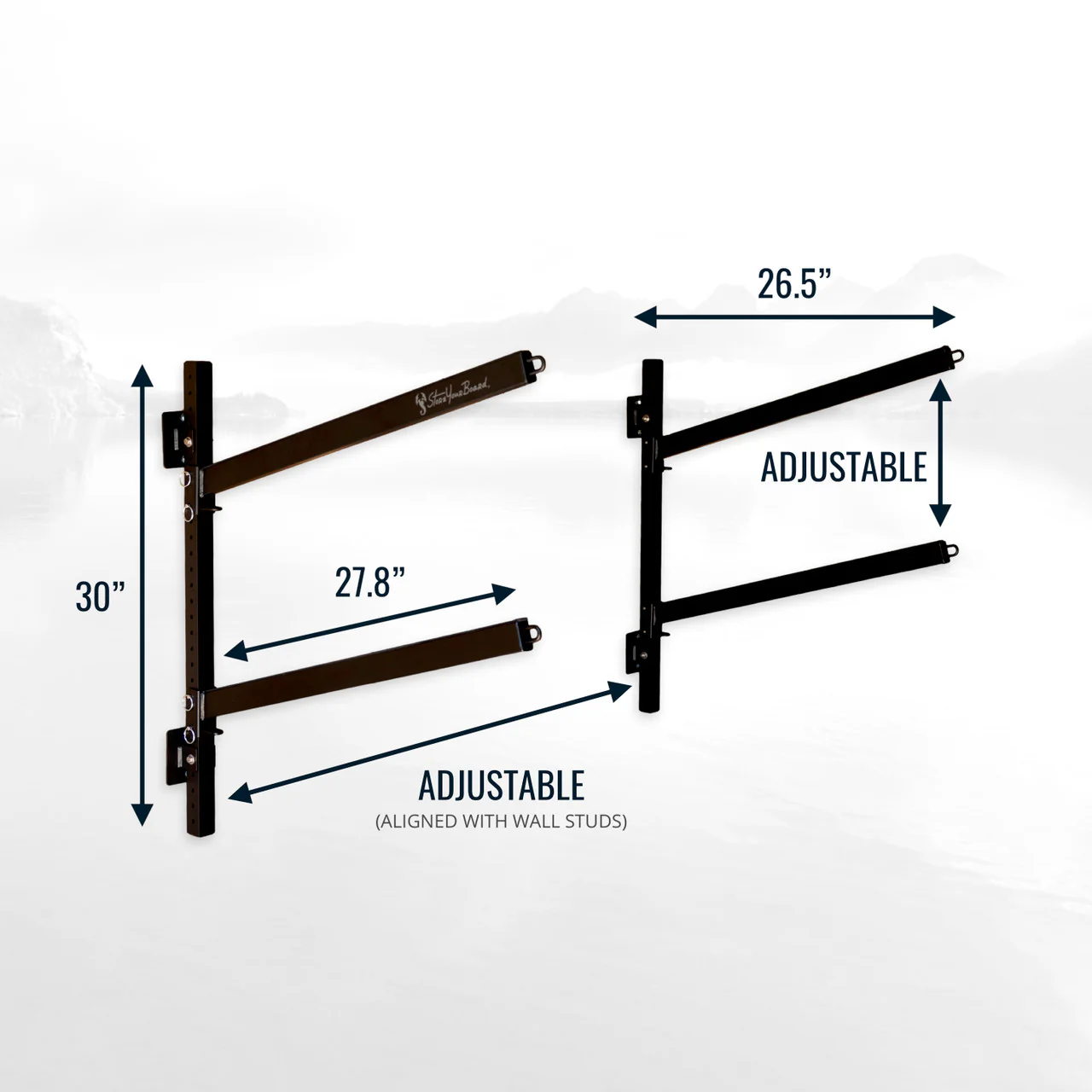 Champlain Kayak Storage | Indoor Adjustable Rack | 2 Levels - Image 5