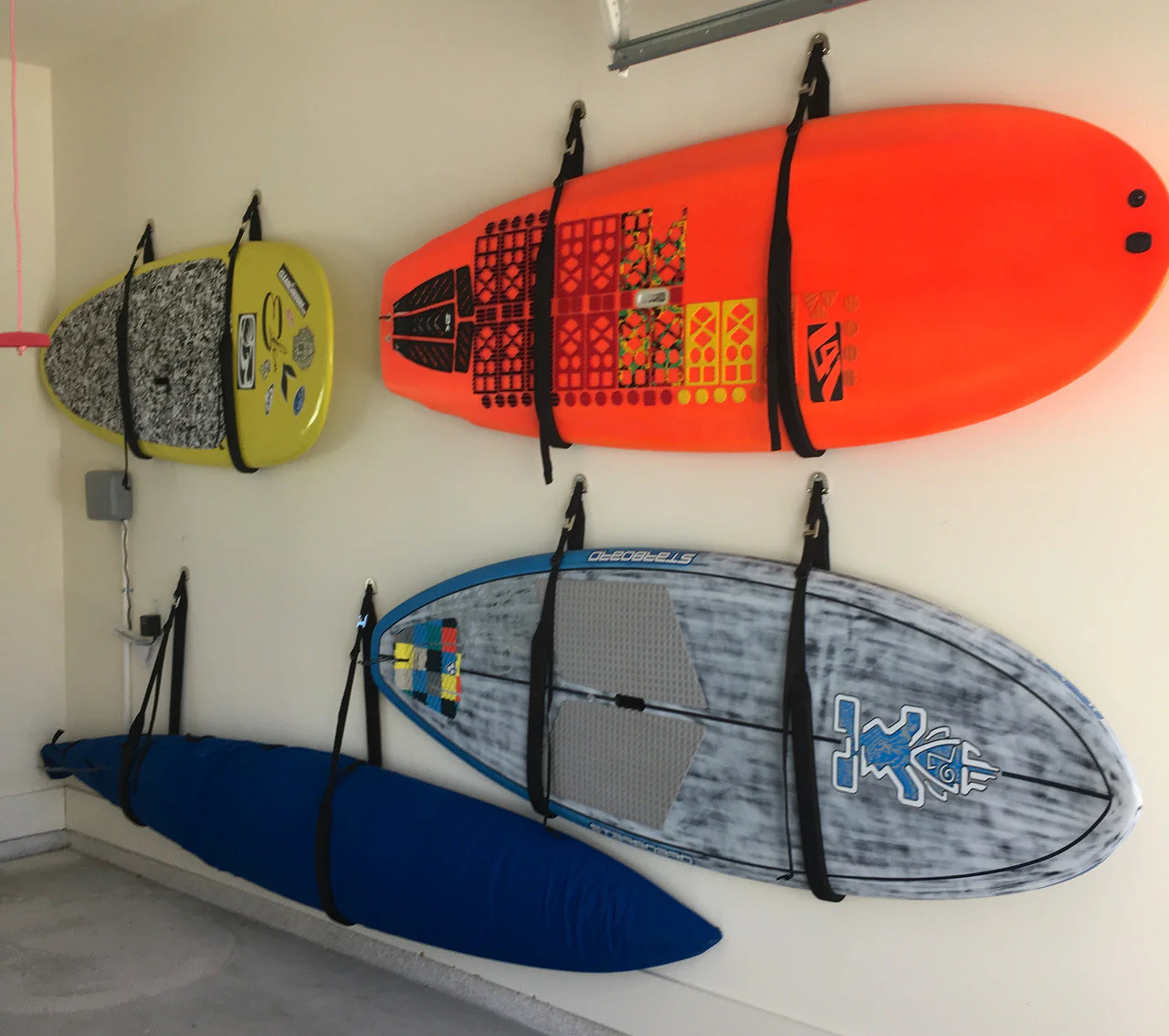 Indoor-Outdoor Heavy-Duty Padded SUP Hanger - Image 3