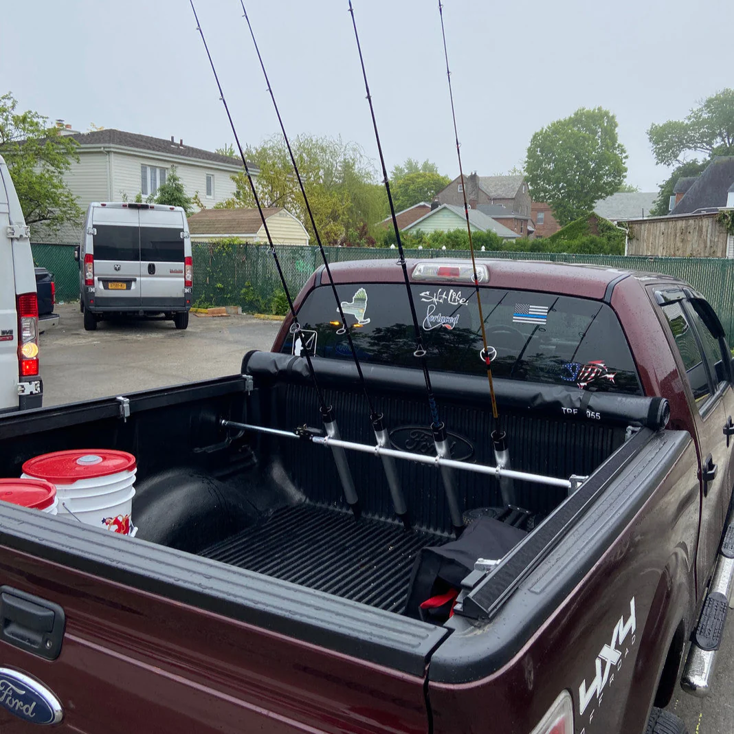 Inshore Truck Bed Fishing Rod Rack | Pressure Mount | Holds up to 5 Rods - Image 5