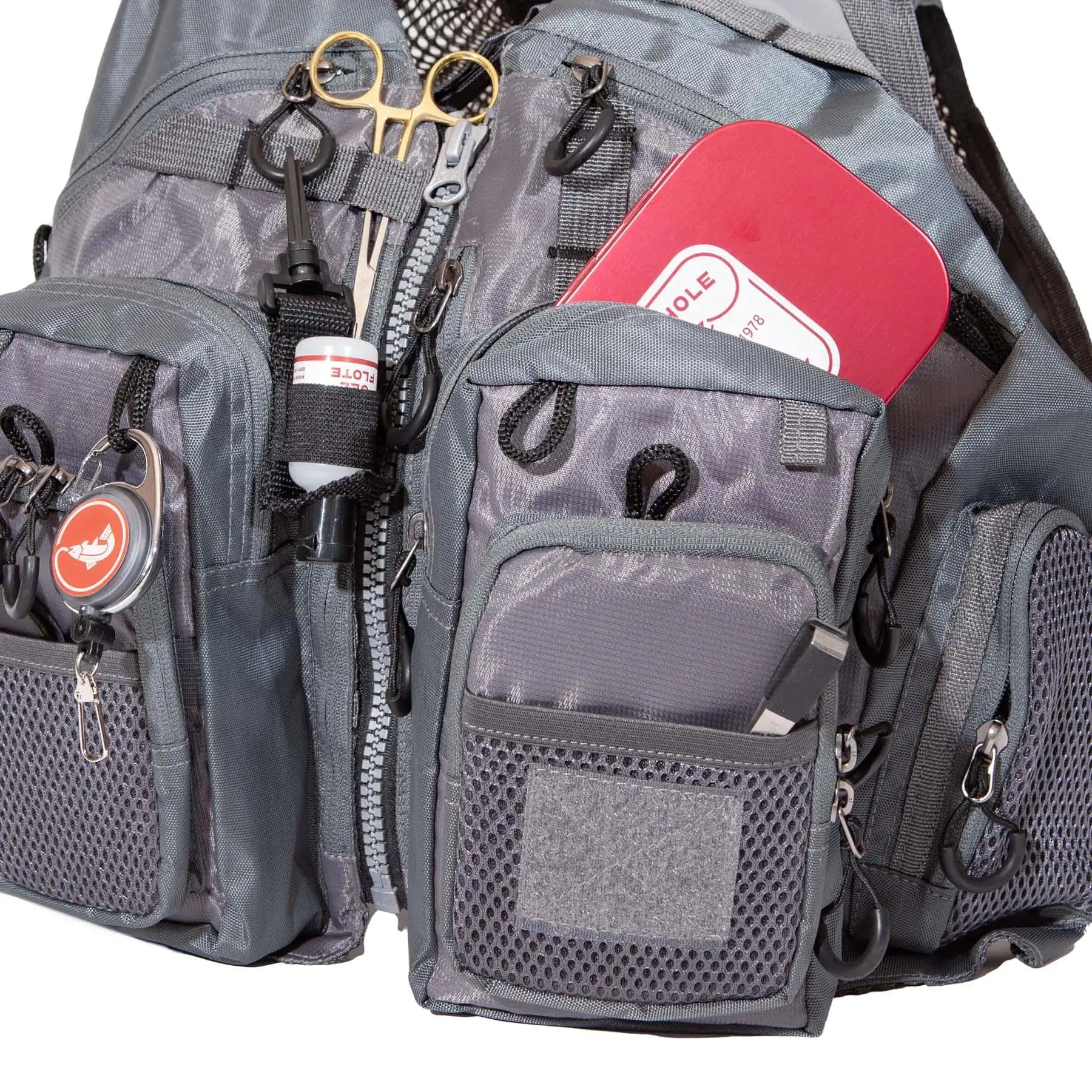 JHFLYCO Adjustable Mesh Fishing Vest - Image 4