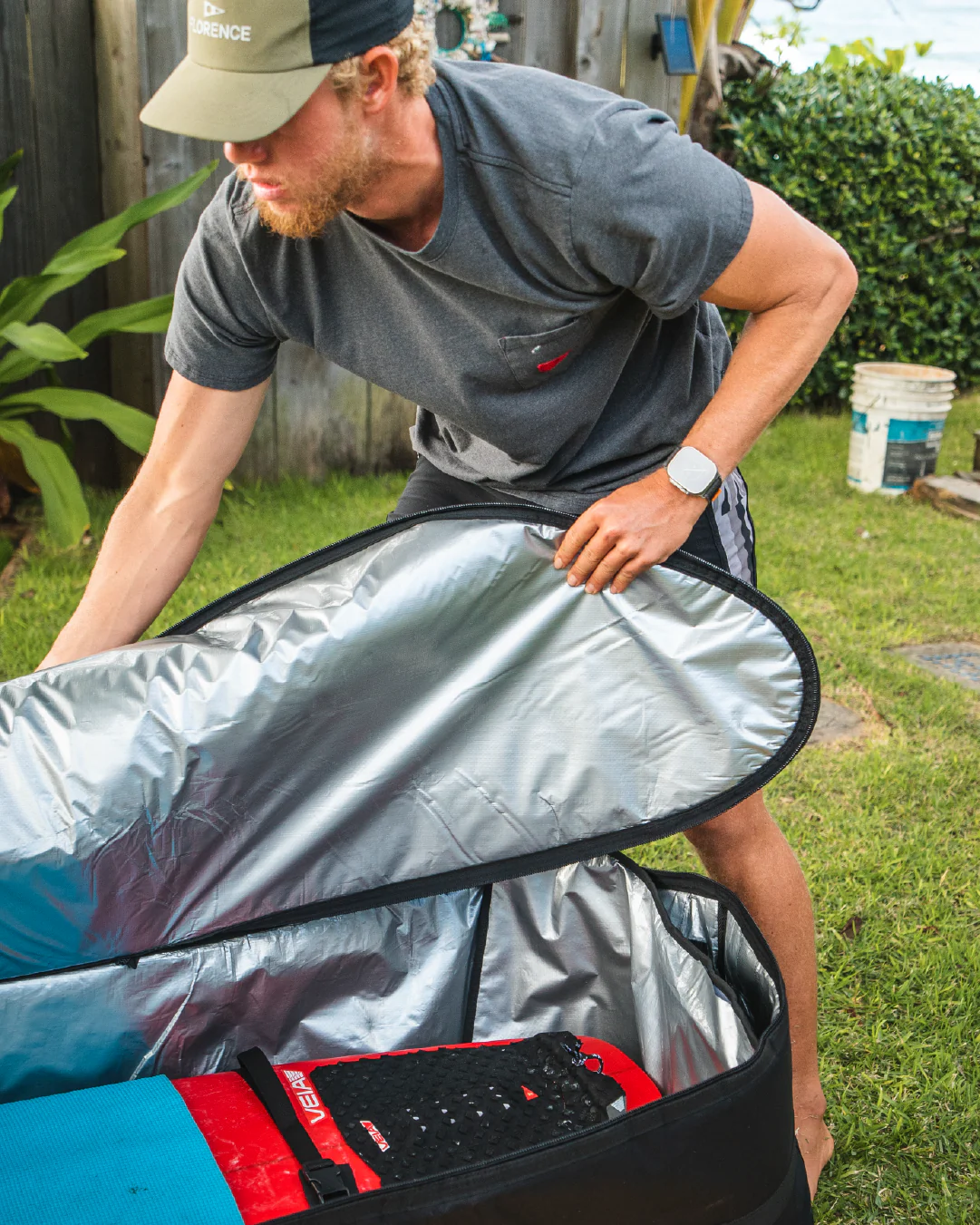 John John Florence 5-7 Board Tour Travel Bag - Night - Image 6