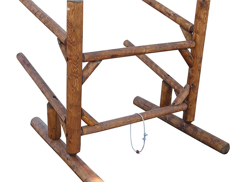 Log Rack Ground Anchor - 15" | Ground Screws for Soil - Image 3