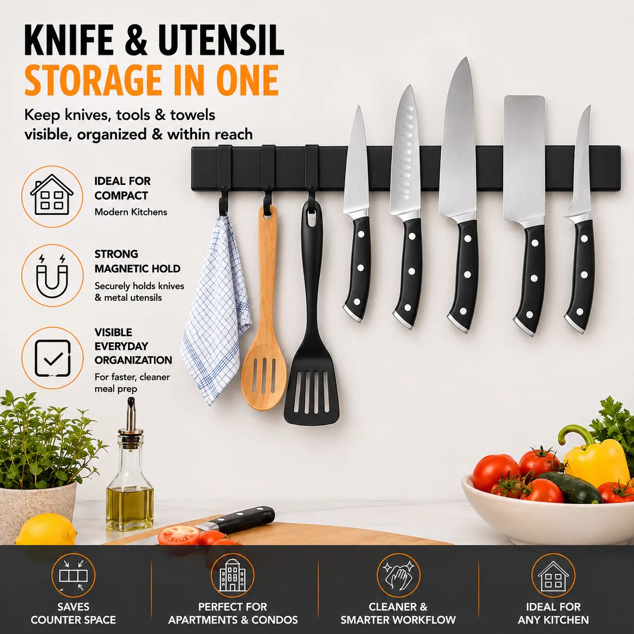 Magnetic Knife and Tool Holder - Image 9