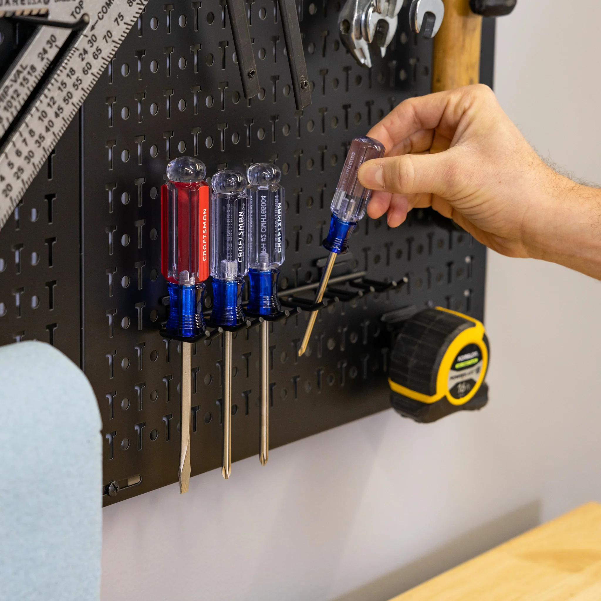 51" x 32" Pegboard |20 Attachments - Image 8