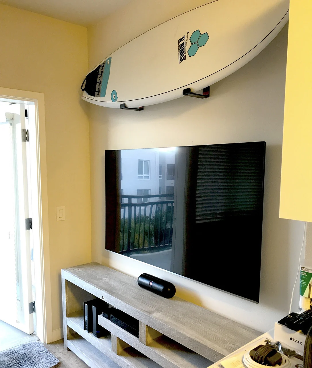 Minimalist Surfboard Display Rack | Holds 30 lbs - Image 4
