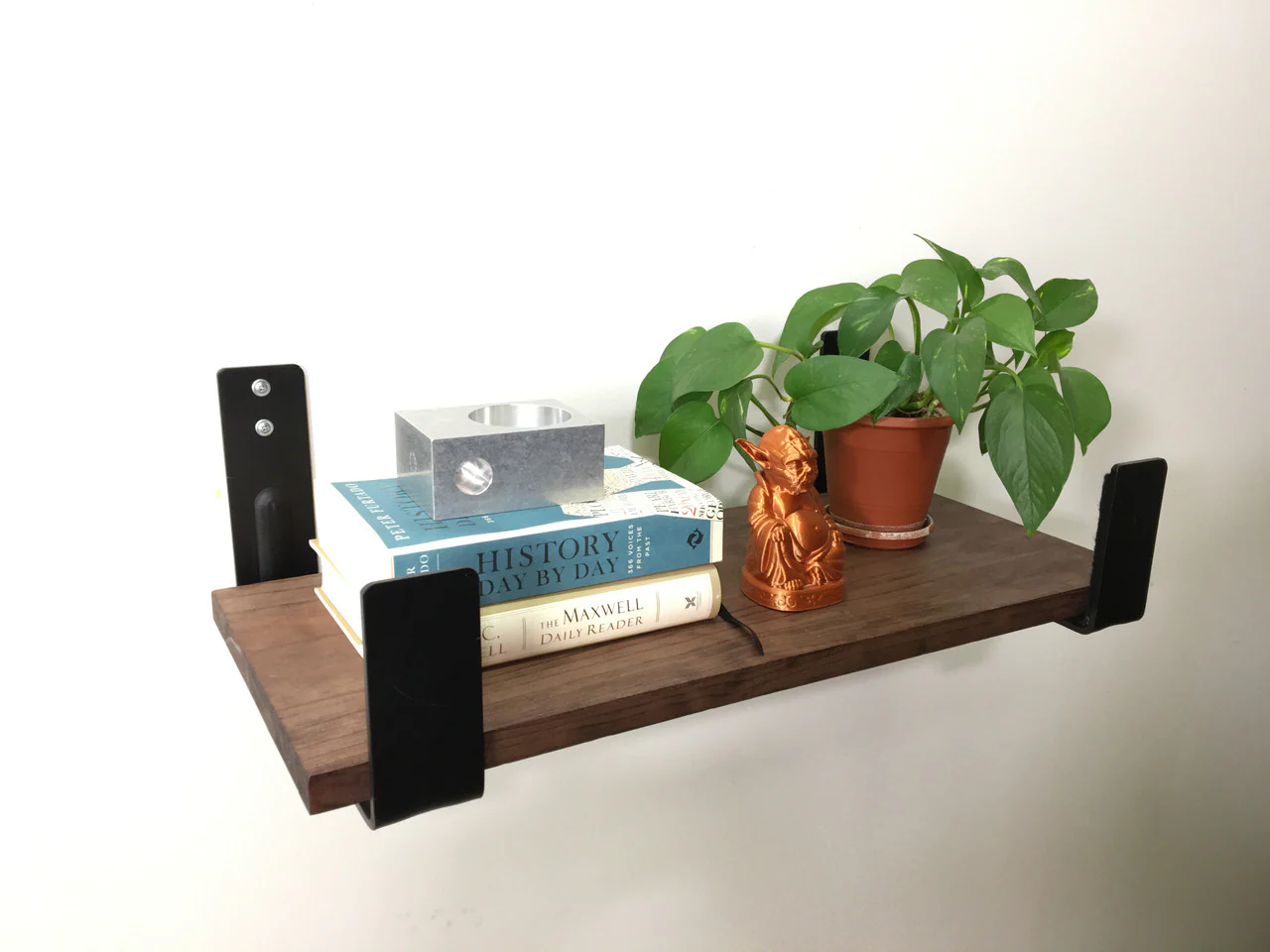 11" x 6" Minimalist Wall Hooks | Large | 2-Pack | Holds 50 lbs - Image 4