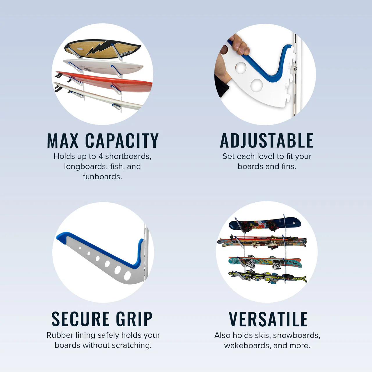 Outerbanks Surfboard Storage | Adjustable XSR | 4 Level - Image 3