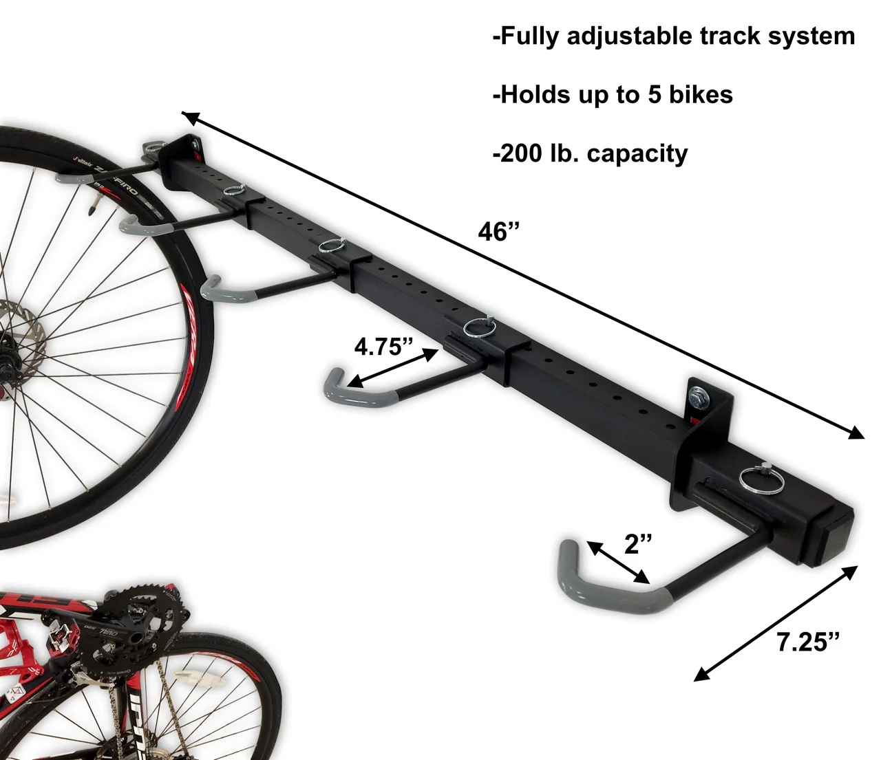 OUTLET | 5 Bike Essential Garage Rack - Image 4