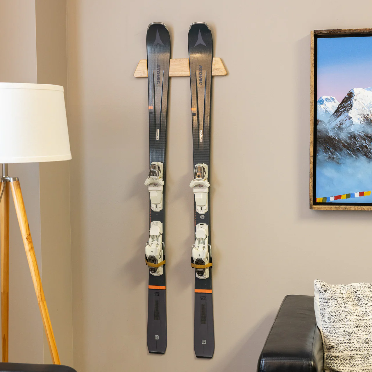 Vail Ski Display | Minimalist Wood Rack | Large - Image 5