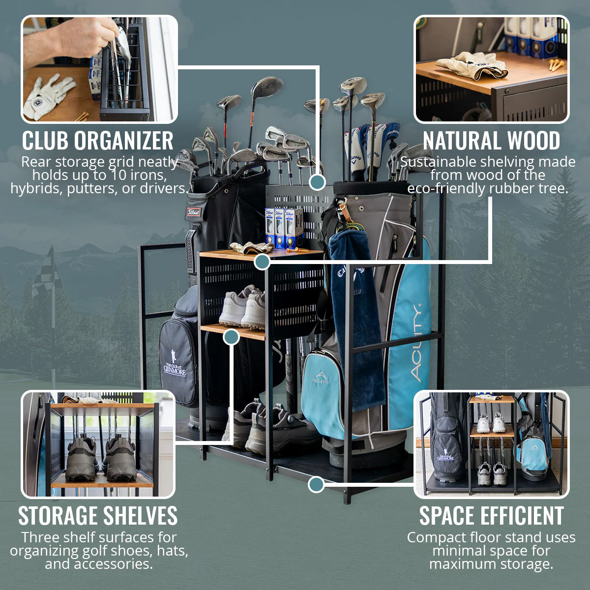 OPEN BOX | Pinehurst Golf Club Organizer | Double - Image 4