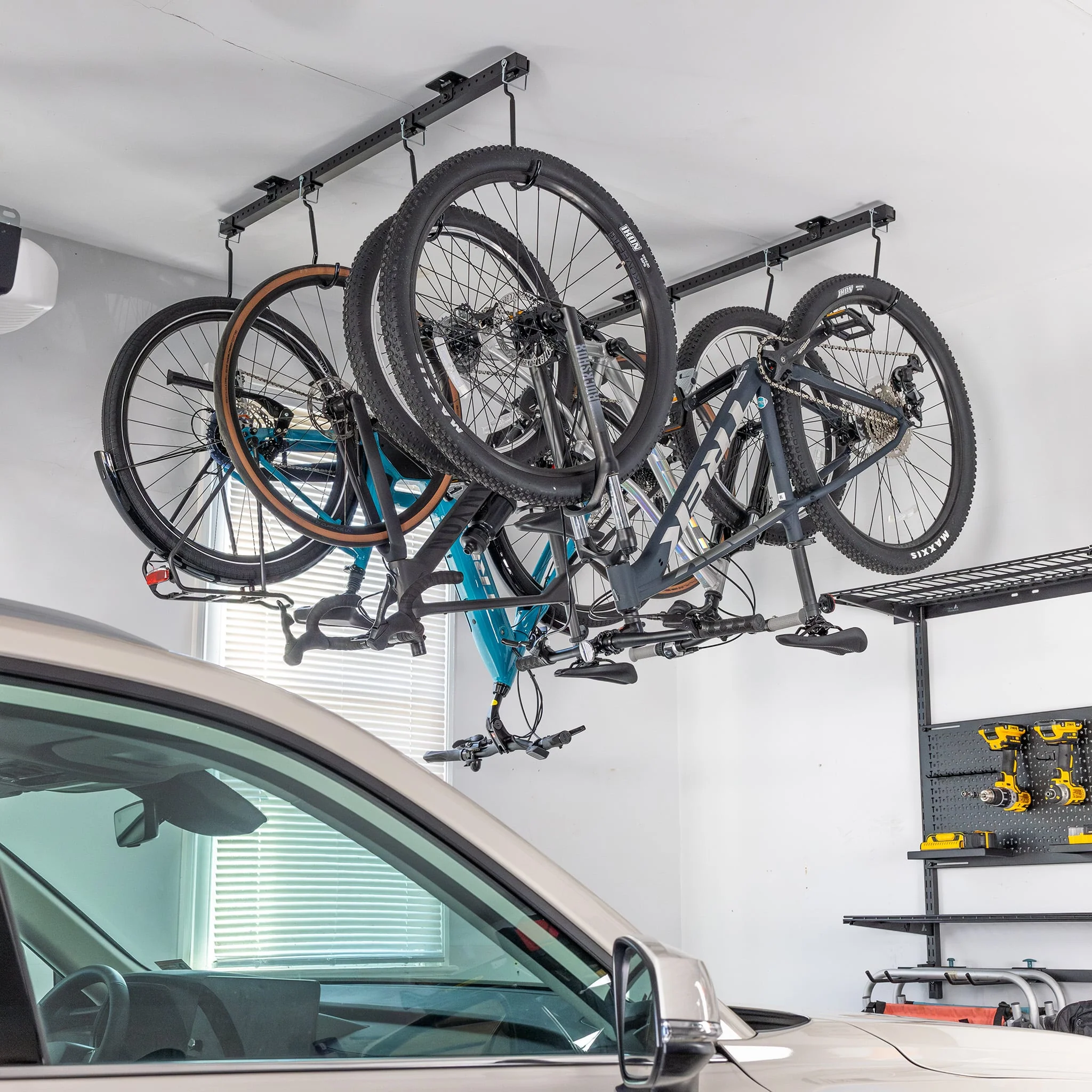 OPEN BOX | G-Bike Ceiling Adjustable Ceiling Storage System | Holds up to 8 Bikes - Image 6