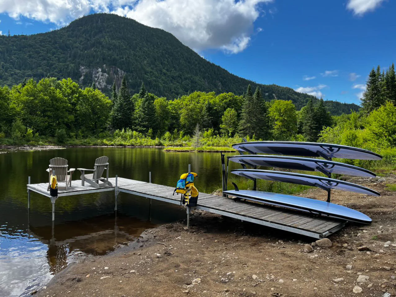 Broadwater Paddleboard Storage | Adjustable Dock Rack | Over The Water | 4 Levels - Image 5