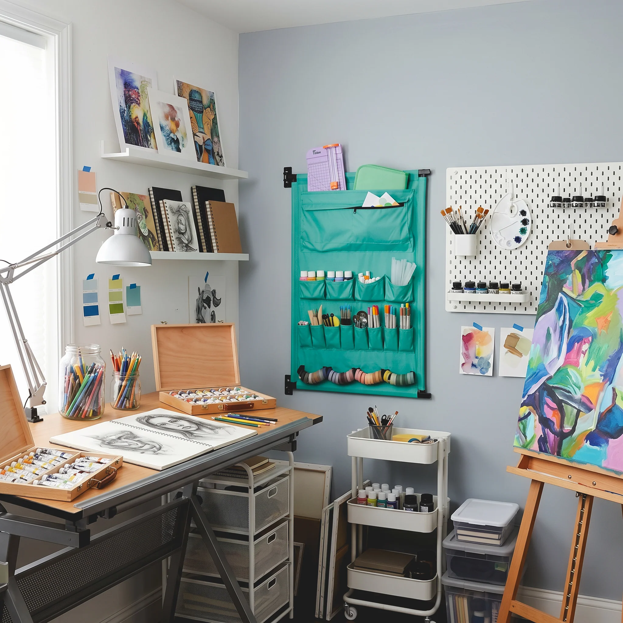 Pivot Panel Arts and Crafts Organizer - Image 8