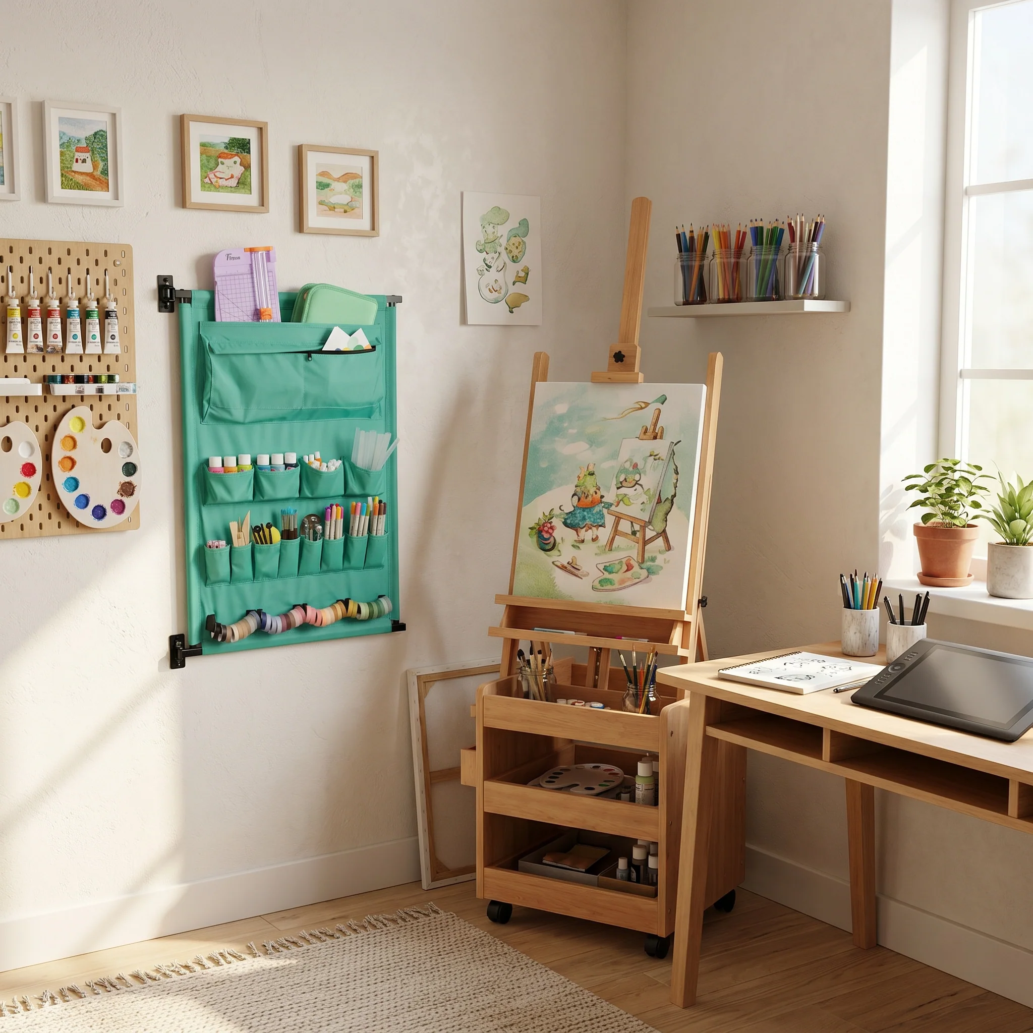 Pivot Panel Arts and Crafts Organizer - Image 9