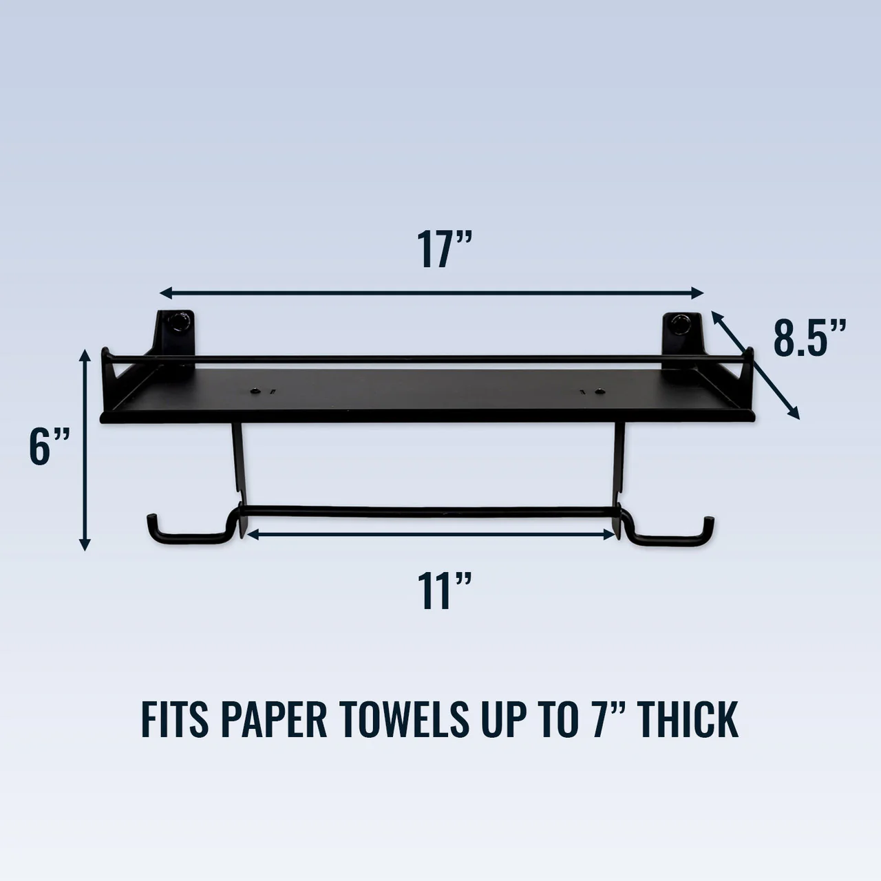 Quick Clean Paper Towel Holder and Wall Shelf - Image 4