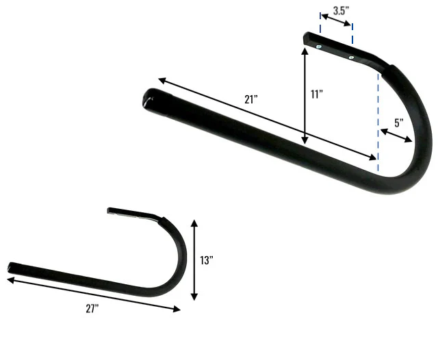 Hi-Port 1 | Ski & Snowboard Storage Ceiling Rack | Holds 50 lbs - Image 3