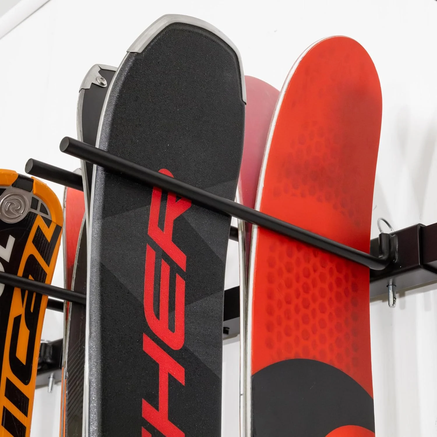 Solitude Ski Solid Shelf | Adjustable Wall Storage System | Holds 10 Pairs of Skis - Image 4