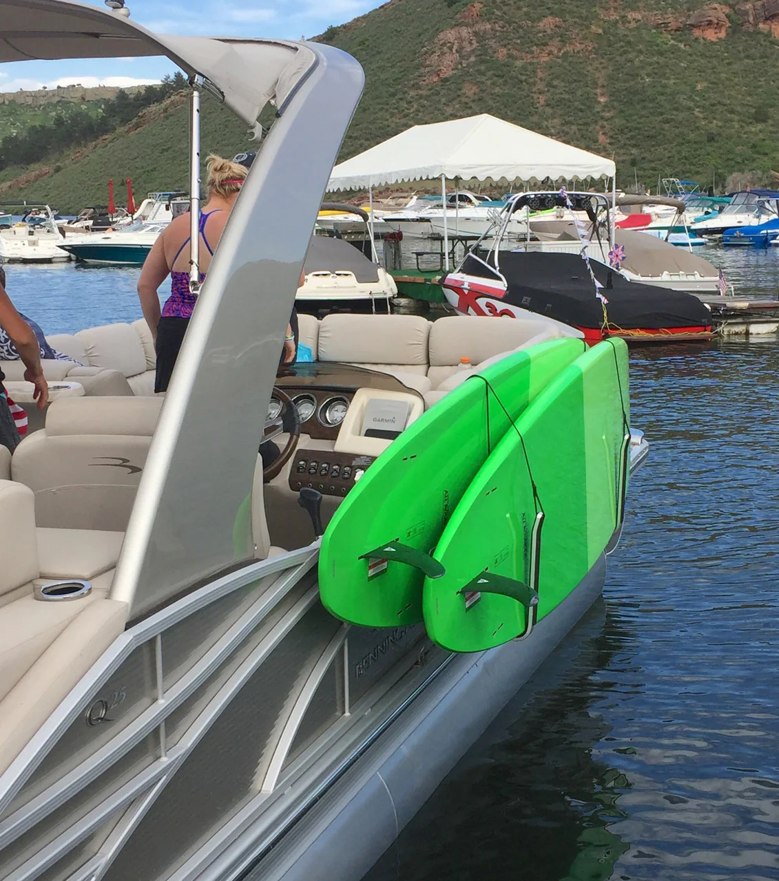 SUP Rack for Pontoon Boats - Image 4