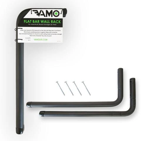 SUP & Surfboard Flat Wall Rack | Padded Steel Board Display - Image 3