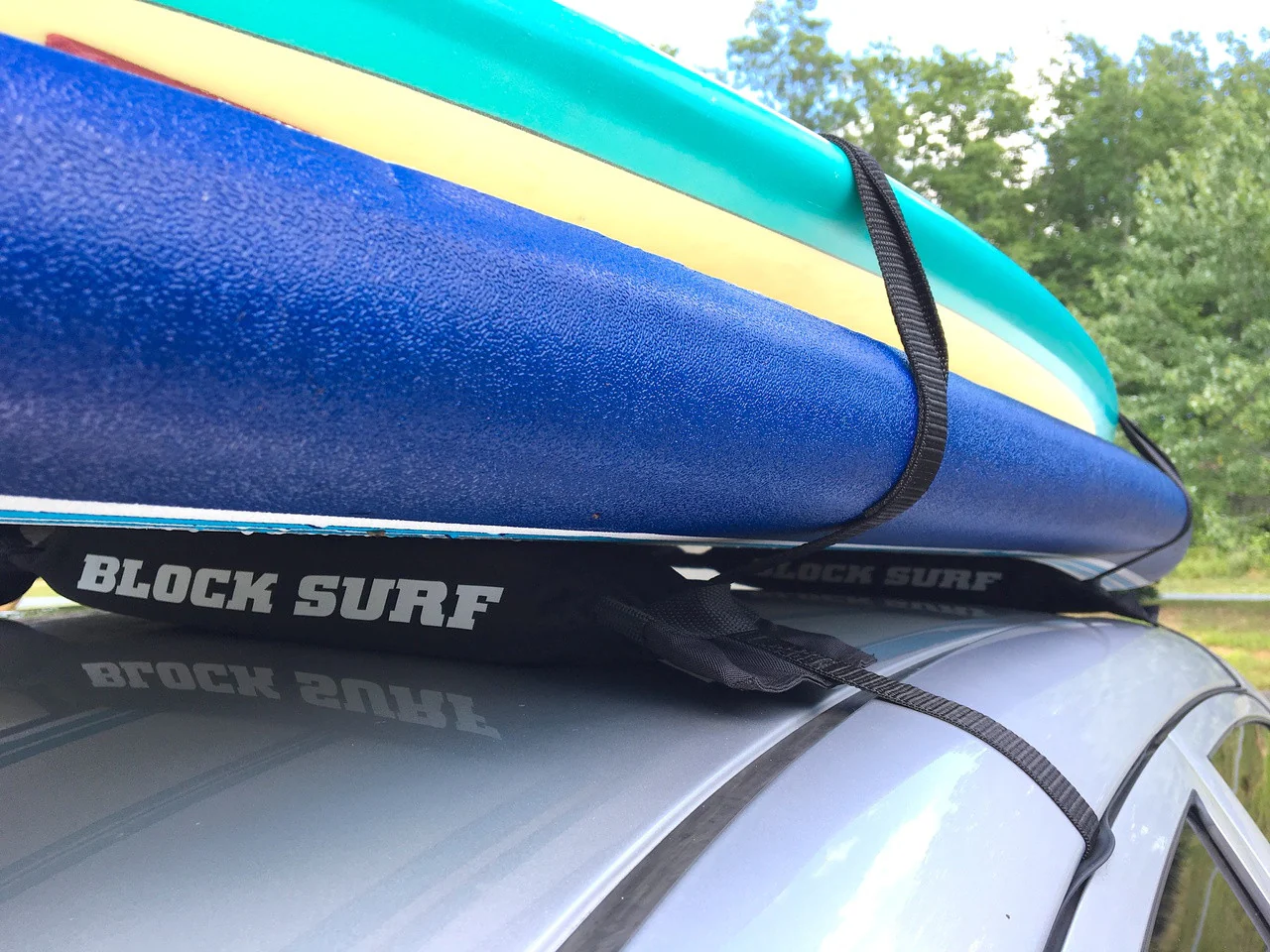 Wrap Rax Double Surfboard Car Rack | Universal Soft Rack - Image 2