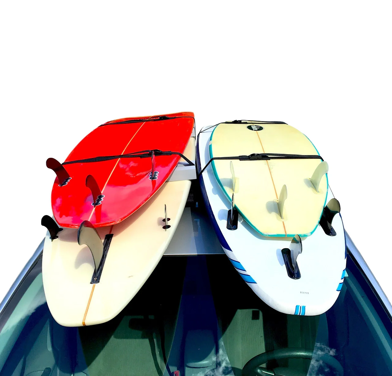 Wrap Rax Double Surfboard Car Rack | Universal Soft Rack - Image 7