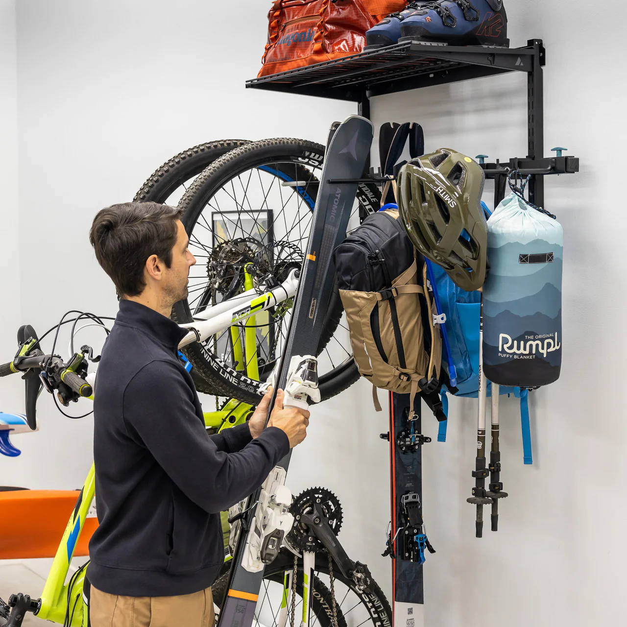 G-Adventure + Shelf | Adjustable Wall Storage System | Holds 300 lbs - Image 4