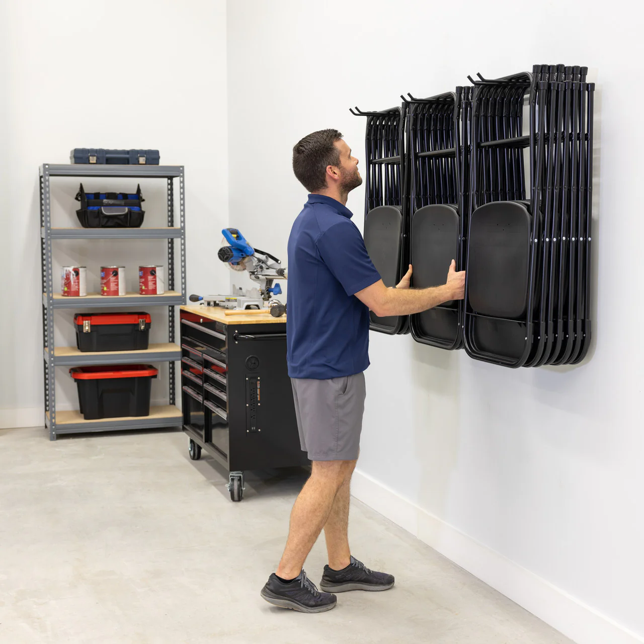 G-Chair | Adjustable Wall Storage System | Holds 300 lbs - Image 3