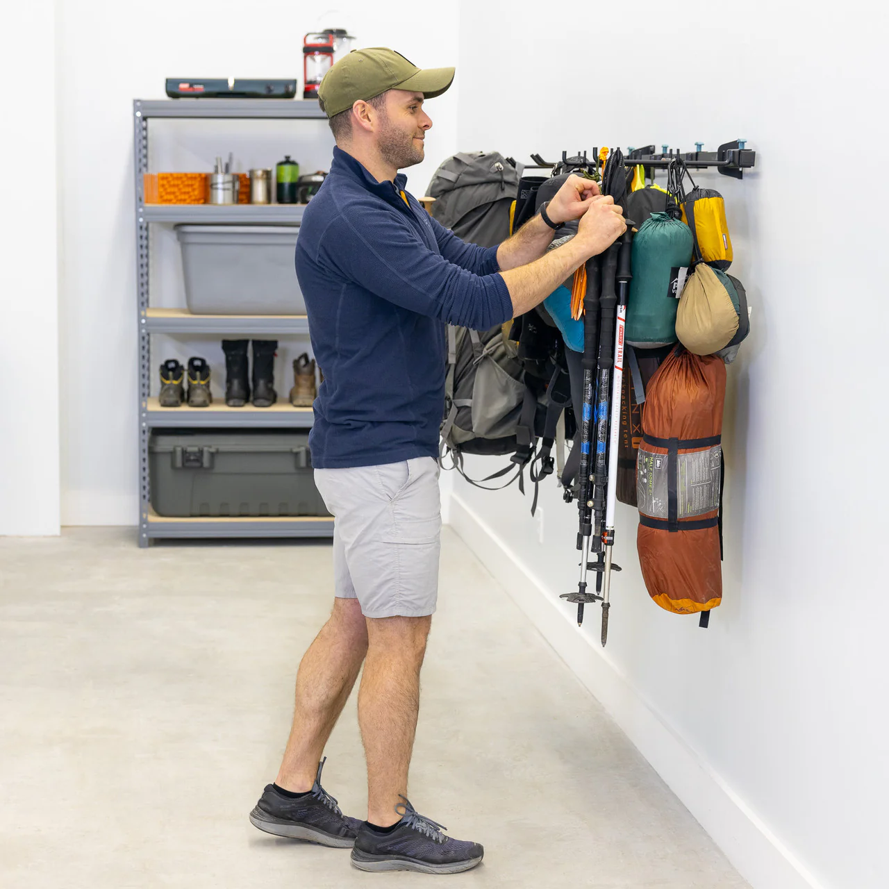 G-Hike & Camp | Adjustable Wall Storage System | Holds 300 lbs - Image 4