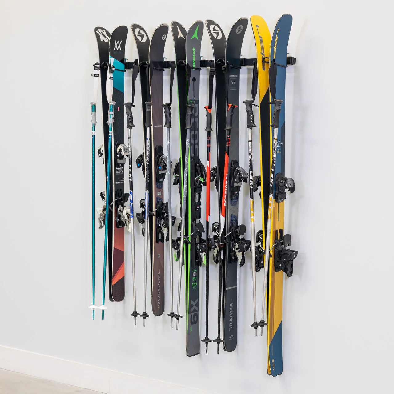 Lone Peak Ski Rack | Adjustable Wall Storage System | Holds 5 Pairs of Skis - Image 7