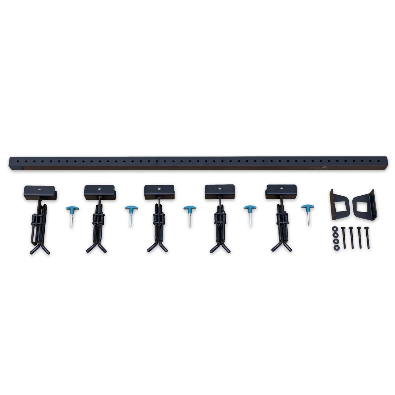 Lone Peak Ski Rack | Adjustable Wall Storage System | Holds 5 Pairs of Skis - Image 8